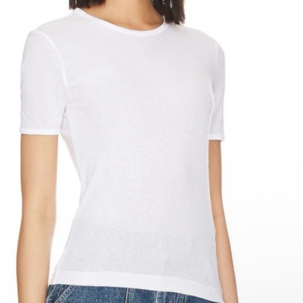Agolde Abbie Slim Tee gray color 1416